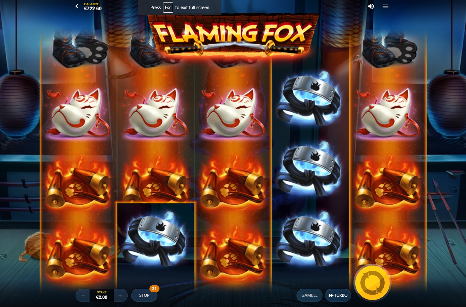 Ставок flaming fox пылающий лис игровой автомат ставка